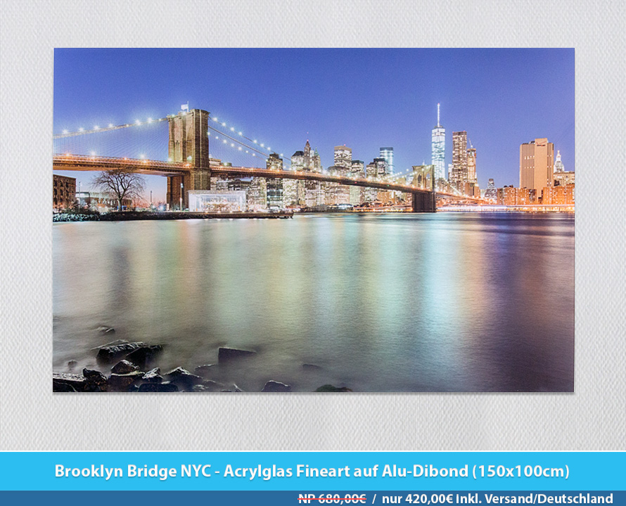 Bildershop Frankfurt - 004 NYC Brooklyn Bridge