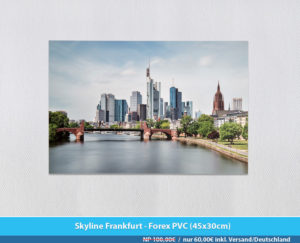 Bildershop Frankfurt - 008 Skyline Frankfurt Forex PVC